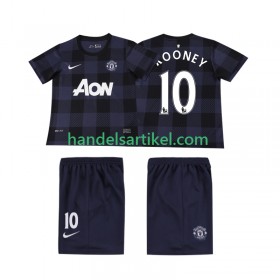 Manchester United Rooney 10 2013 2014 Retro Kinder Auswärts Trikotsatz Kurzarm